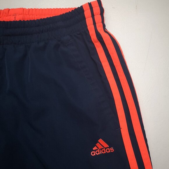 Adidas Predator Youth's Size Medium Navy & Orange Lined Pull On Track Pants - Picture 3 of 16